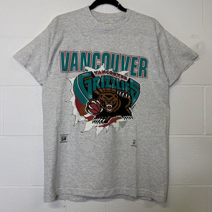 1994 Vancouver Grizzlies NBA Breakthrough T-Shirt Sz L (B2940)