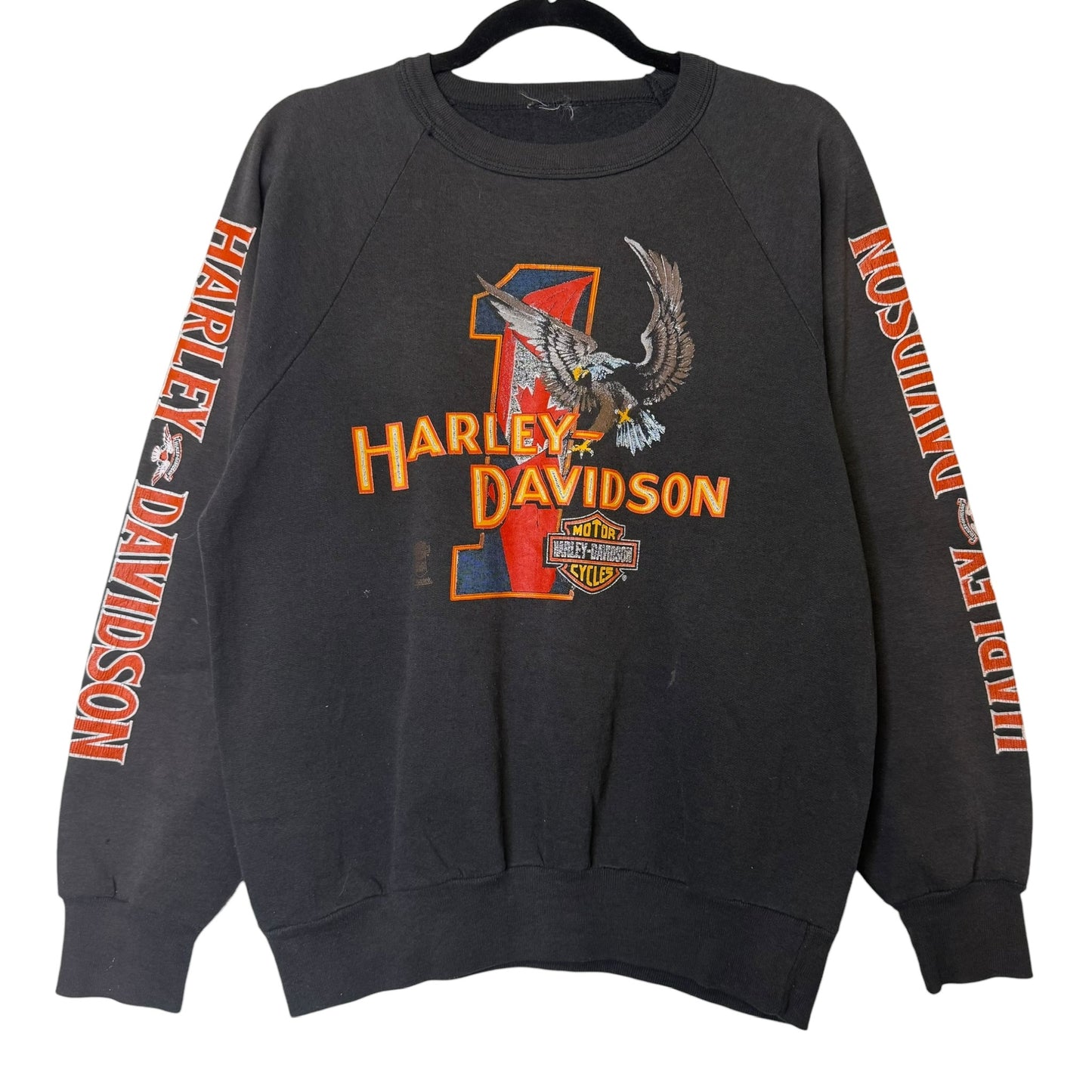 80's Harley Davidson Ottawa Crewneck Sz L (B1787)