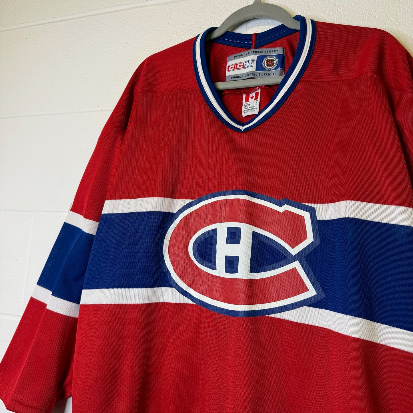 90's Montreal Canadiens Hockey NHL Jersey CCM Sz M (B1970)