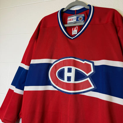 90's Montreal Canadiens Hockey NHL Jersey CCM Sz M (B1970)