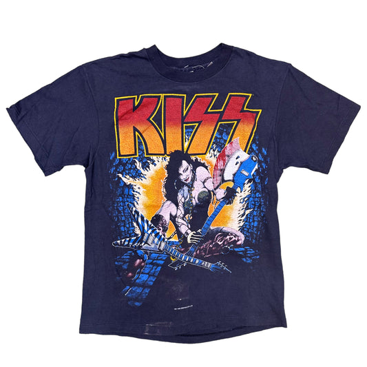 1985 KISS World Tour T-Shirt Sz M (A1401)