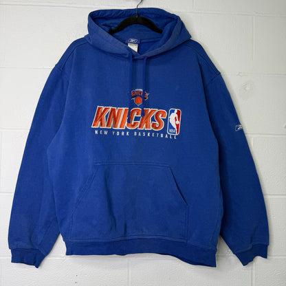 2000s New York Knicks NBA Reebok Hoodie Sz L