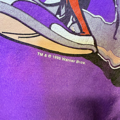 90s Taz Sacramento Kings NBA T-Shirt Sz L (B2469)