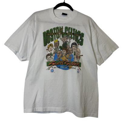 1986 Boston Celtics Sweet Sixteen NBA T-shirt Sz XL (B2572)
