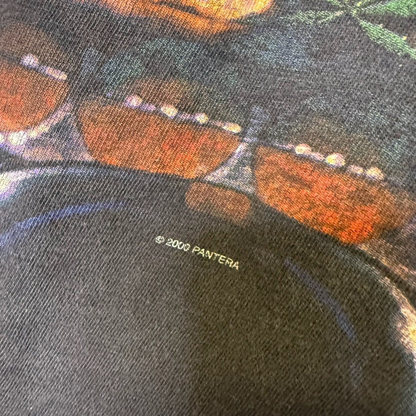 2000 Pantera Weed Girl T-Shirt Sz L (B436)