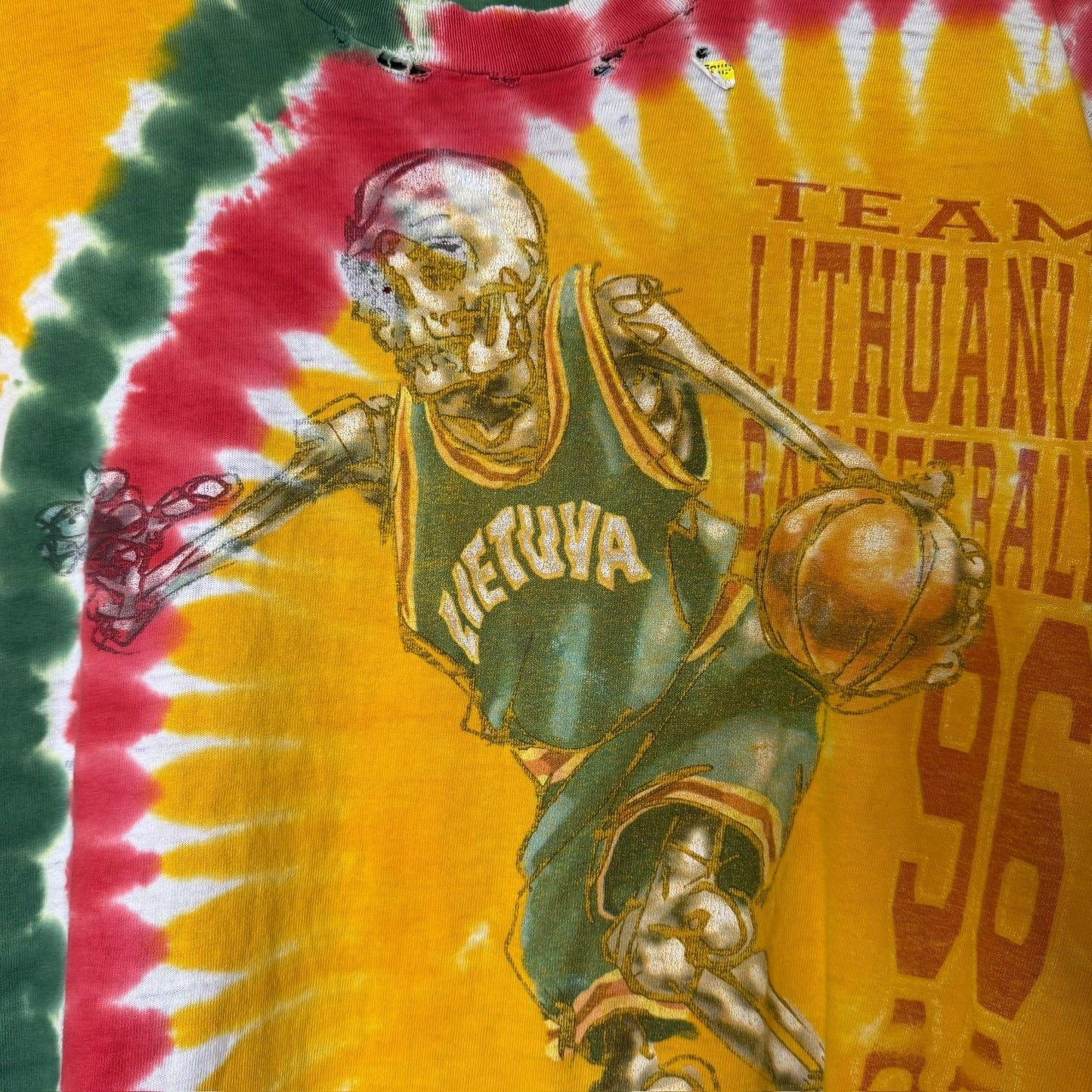 1996 Lithuania Grateful Dead T-Shirt Sz XL