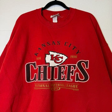 90s Kansas City Chiefs NFL Crewneck Sz 2XL (B2090)