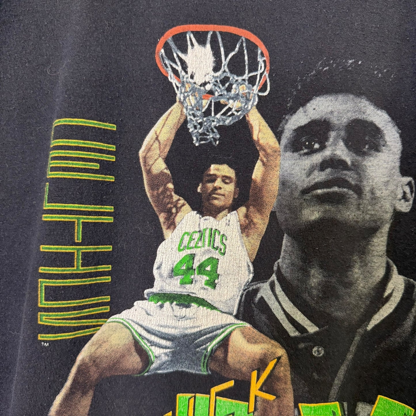 1992 Rick Fox Boston Celtics Salem T-Shirt Sz XL
