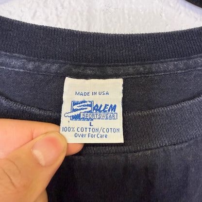 1992 Pittsburgh Pirates MLB Salem Helmet T-shirt Sz L (B641)