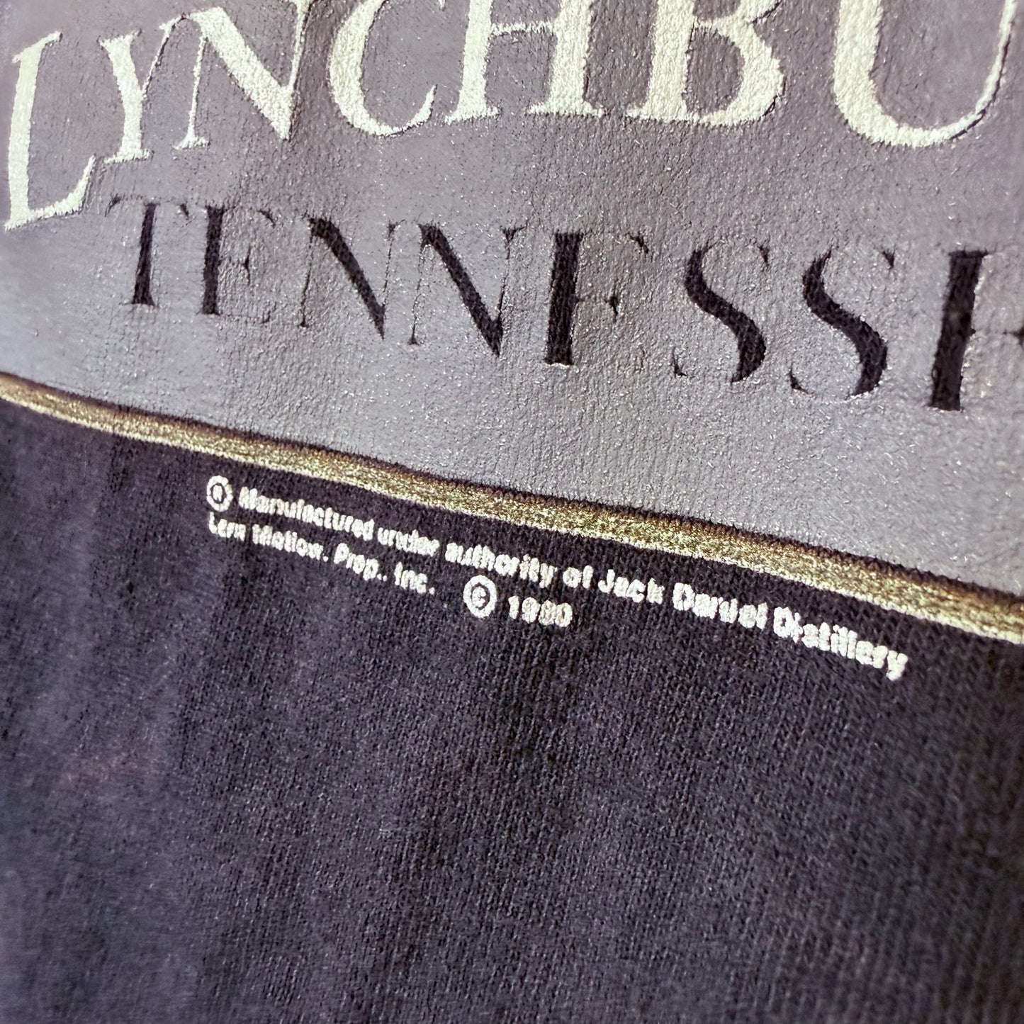 1980 Jack Daniels Whiskey T-Shirt Sz L (B1390)