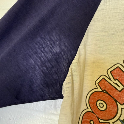 1981 Rolling Stones Tour T-Shirt Raglan Sz M (B1749)