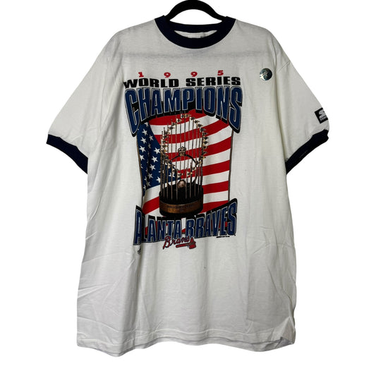 1995 Atlanta Braves MLB T-shirt Sz L (B1637) NWT