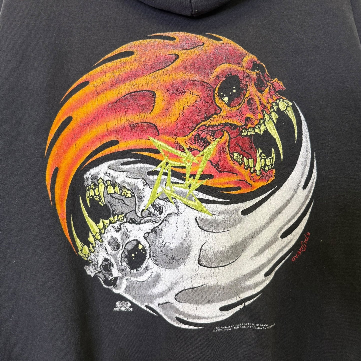 1994 Metallica Artimonde Band Hoodie Size L