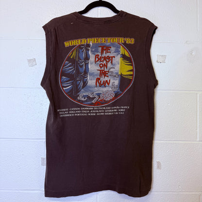 80s Iron Maiden World Piece Tour Shirt (B2501)