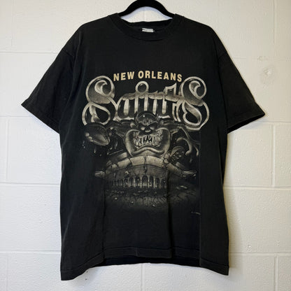 1993 New Orlean Saints T-Shirt Sz L (B2127)