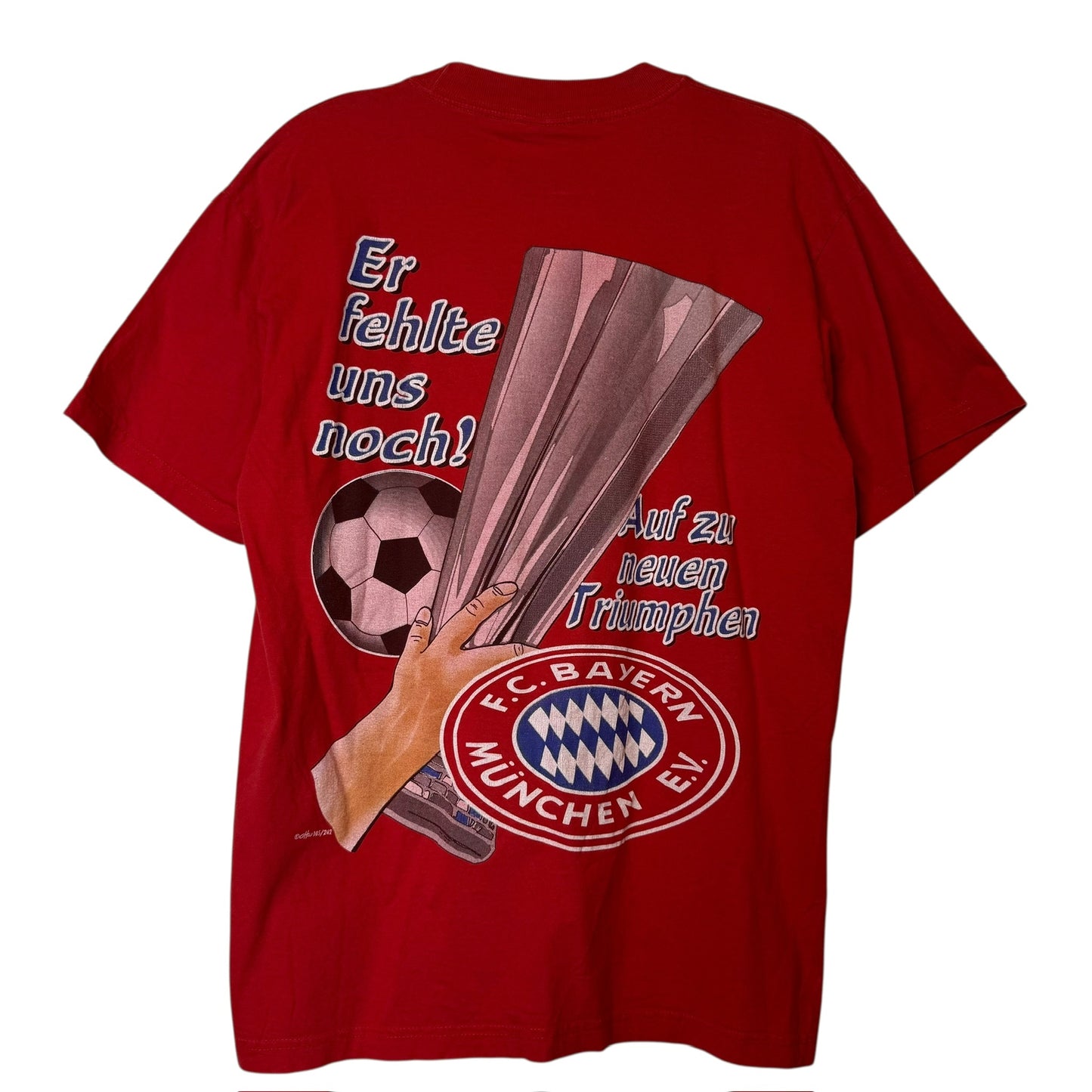 1996 Bayern FC Soccer T-Shirt Sz L (1905)