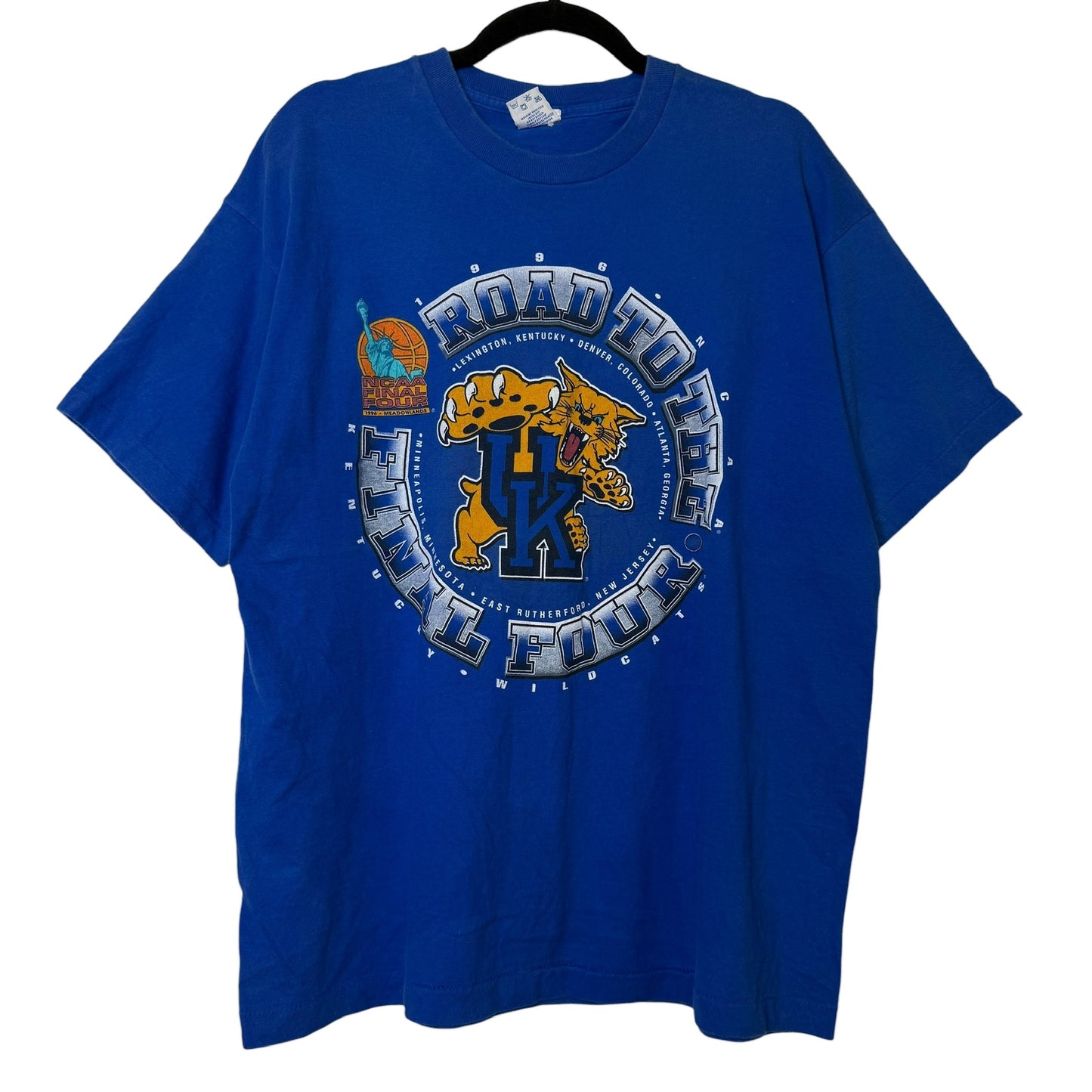 1996 Kentucky Wildcats NCAA T-Shirt Sz XL  (B2156)