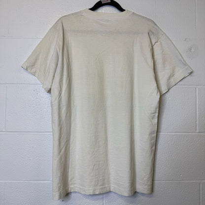 1990 Boston Celtics Larry Bird Salem NBA T-Shirt Sz L (B2177)