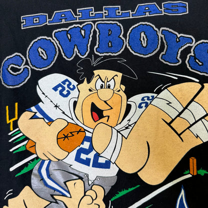 1993 Fred Flintstone Dallas Cowboys NFL T-Shirt Sz XL (B2933)