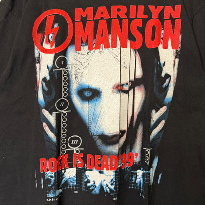 1999 Marilyn Manson Rock is Dead T-Shirt Sz XL