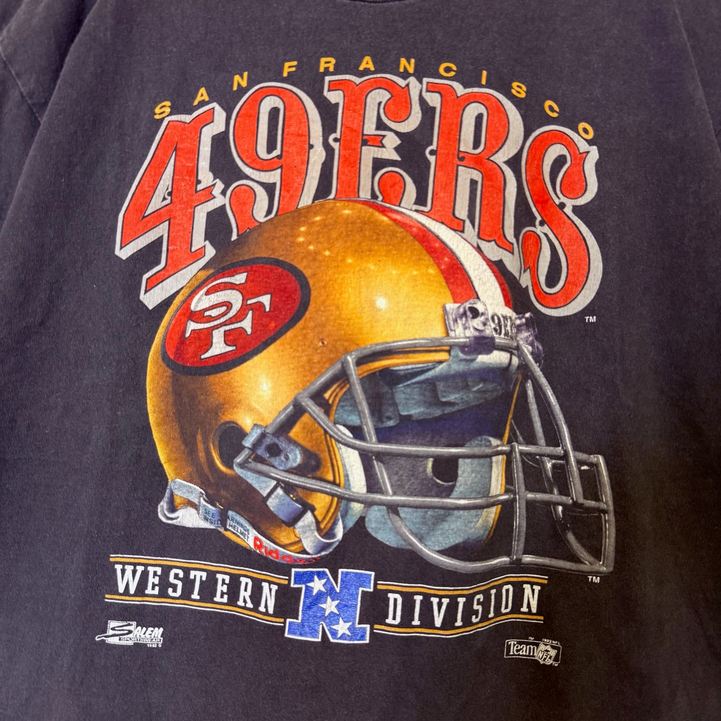 1992 San Francisco 49ers NFL T-shirt Sz XL (B2366)