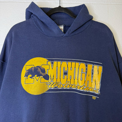 90s Michigan Wolverines Hoodie Sz XL (B1477)