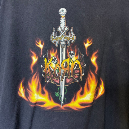 2003 Korn Sword T-Shirt Sz XL (B1914)