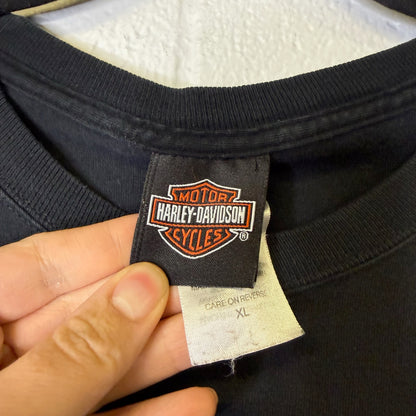 2010 Harley Davidson Edmonton Alberta T-Shirt Sz XL (A9059)