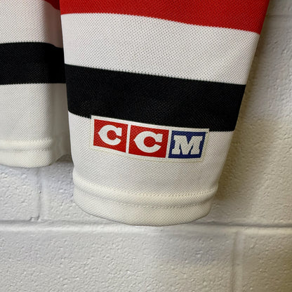 90s Chicago Blackhawks CCM Hockey NHL Jersey Sz XL (B1798)