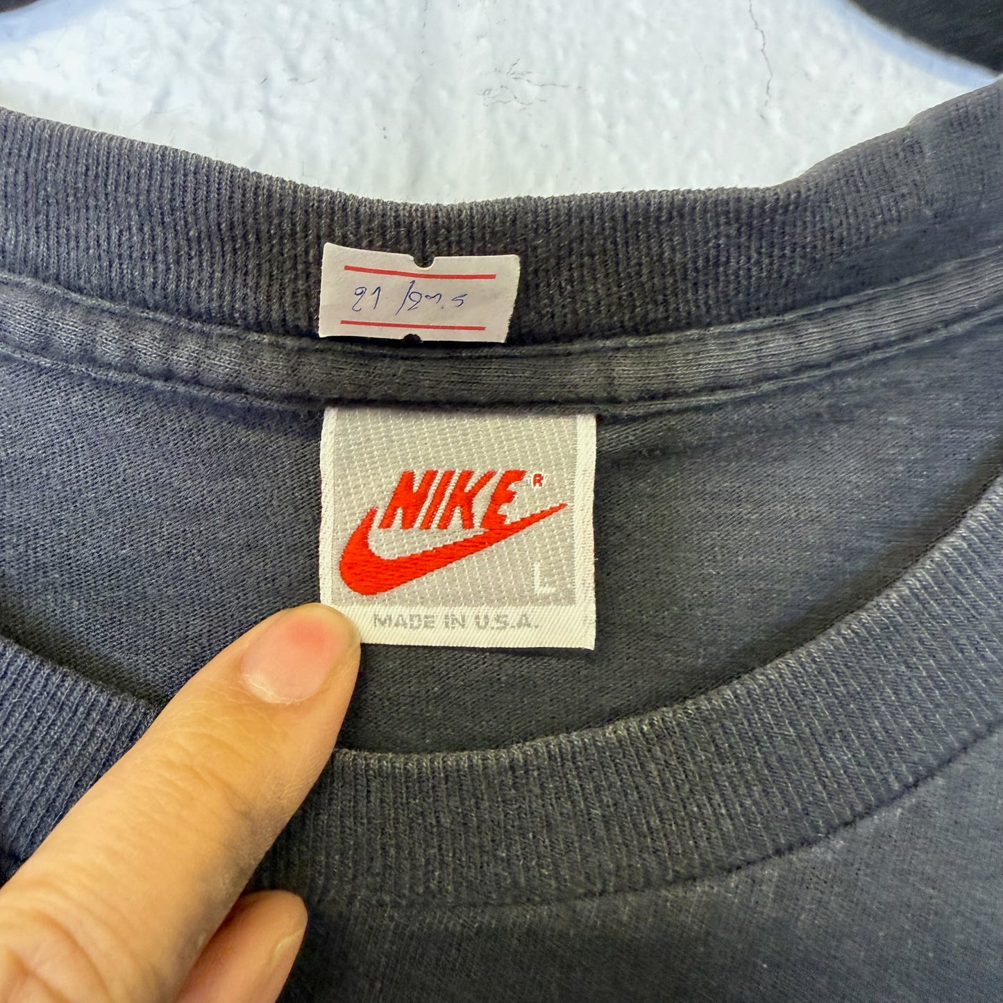 1992 Nike Ham Dunk Jordan Porky T-Shirt Sz L (B1740)