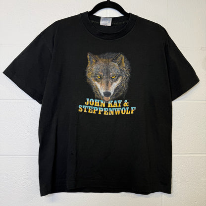 90s John Kay & Steppenwolf Tour T-shirt Sz M (B368)