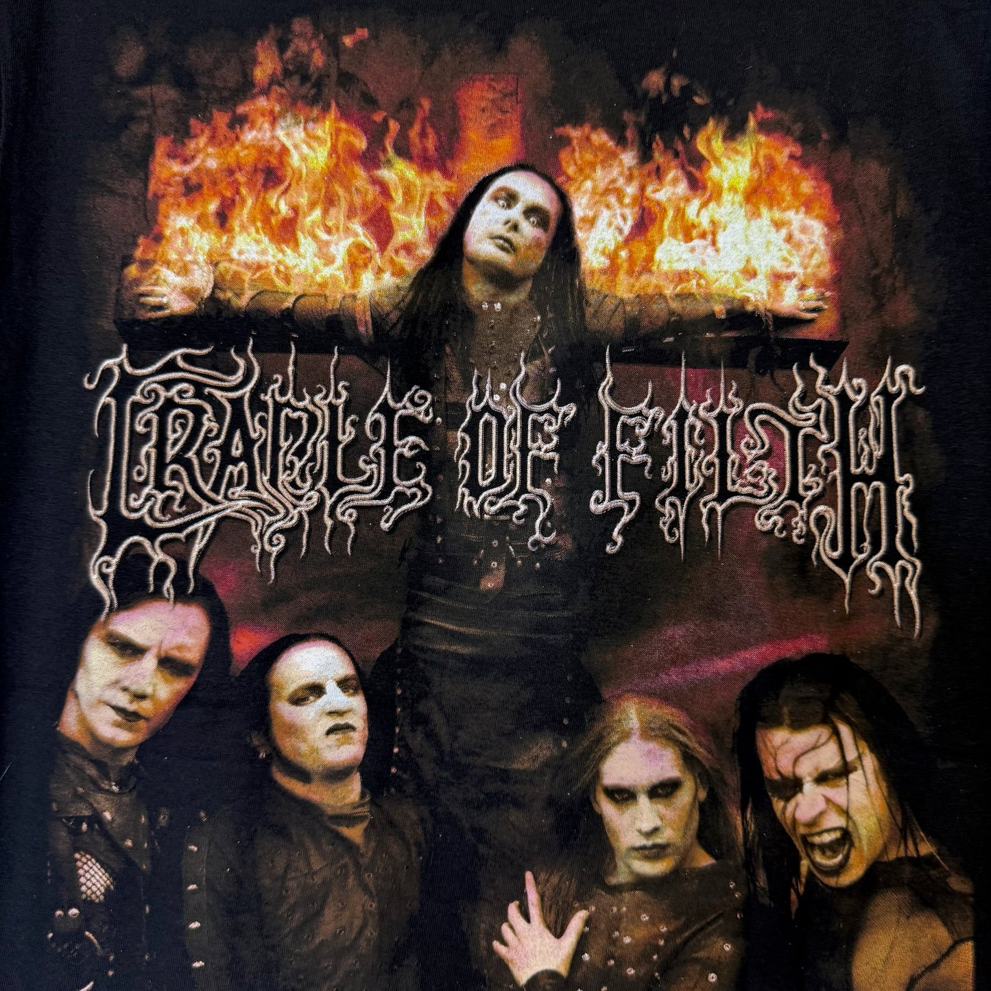 2007 Cradle of Filth Long T-Shirt Sz S (B2044)