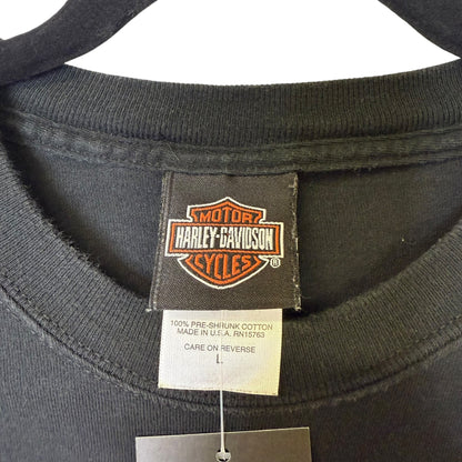 2005 Harley Davidson Chicago T-shirt Sz L (B586)
