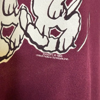 90s Peanuts Snoopy Sunflower Crewneck Sz XL (B2101)