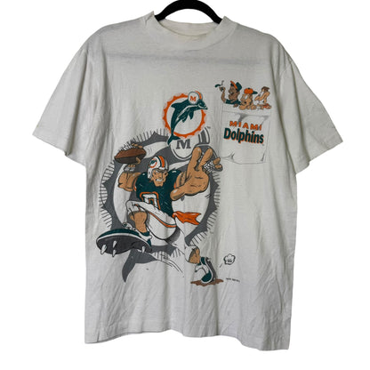 1994 Miami Dolphins NFL T-shirt Sz M (B1635)