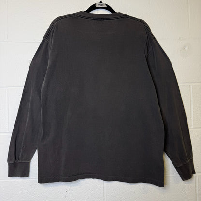 1989 Harley Davidson 3D Emblem Long Sleeve T-Shirt Sz L (B2263)