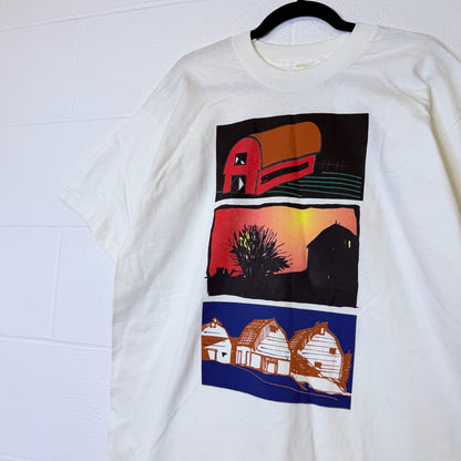 90s Barenaked Ladies The Barns Exhibit Band T-Shirt Sz XL (B2556)