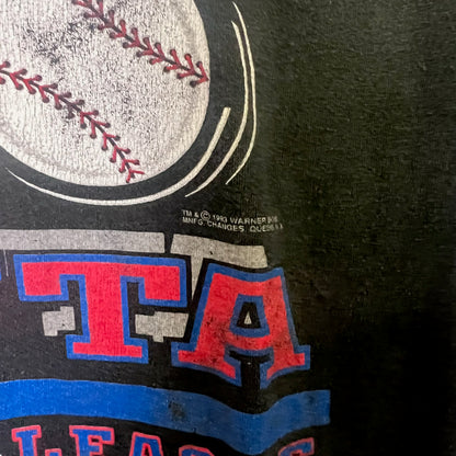 1993 Atlanta Braves Taz MLB T-shirt Sz XL (B2442)