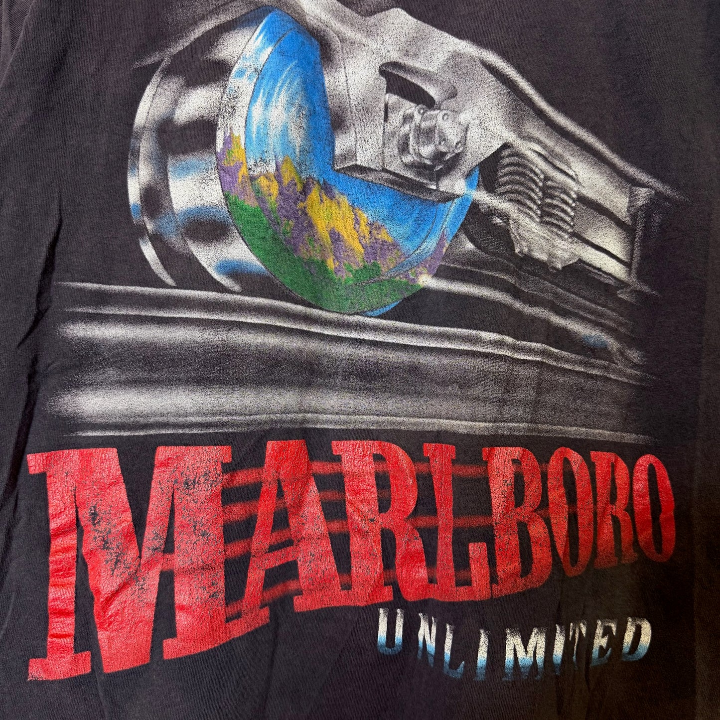 90s Marlboro Racing T-Shirt Sz XL (B2519)