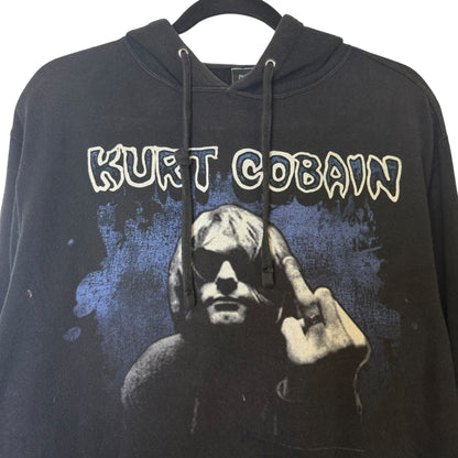 Kurt Cobain Hoodie Sz L