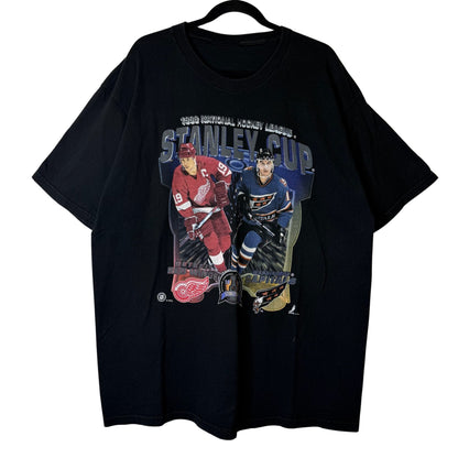 1998 NHL Stanley Cup Washington Capitals vs Detroit Red Wings T-shirt (B2423)