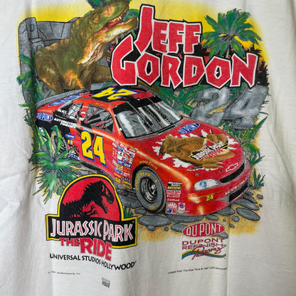 1997 Jurassic Park Jeff Gordon NASCAR T-shirt Men’s XXL (B2440)