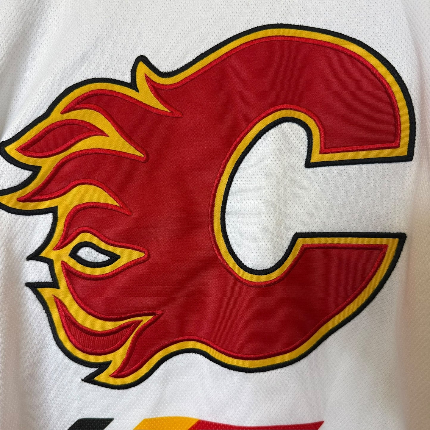90s Calgary Flames Pedestal Jersy Sz L