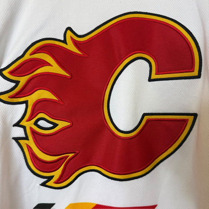 90s Calgary Flames Pedestal Jersy Sz L