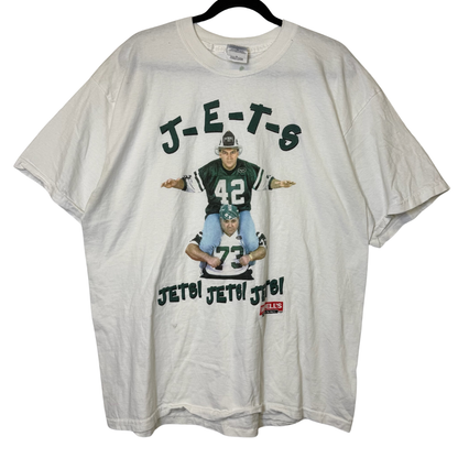 90s New York Jets NFL Superfan T-Shirt Sz XL (B2880)