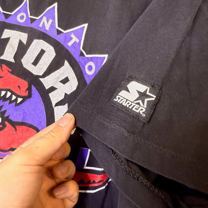 90's Toronto Raptors Starter NBA T-Shirt Sz L (B2333)