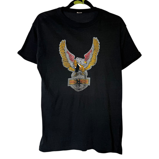 70's Harley Davidson T-Shirt Sz M (B1705)