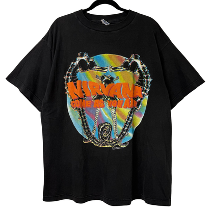1992 Nirvana Come As You Are Band T-Shirt Sz XL