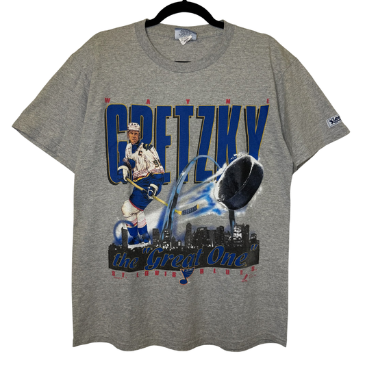 90s Wayne Gretzky St Louis Blues NHL T-Shirt Sz M (B2879)