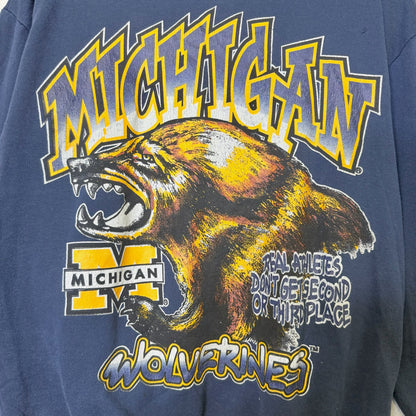 90's Michigan Wolverines NCAA Crewneck Sz M (B572)